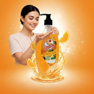 Savon liquide pour le lavage des mains, nettoyant doux et hydratant pour les mains, pour les soins ménagers et familiaux, bouteille à pompe rechargeable, hygiène quotidienne - Product Image 1