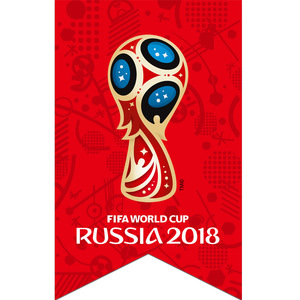 ธงแฟนบอลฟีฟ่า วอล์ดคัพ รัสเซีย 2018 ผ้าโพลีเอสเตอร์ พิมพ์ลายดิจิทัล ธงแขวน 8 ขนาด - Product Image 1
