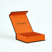 Boîte Rigide de Luxe pour Chocolats en Promotion avec Embossage, Doublure en Mousse, Emballage Magnétique Personnalisé Réutilisable et Insert en Papier