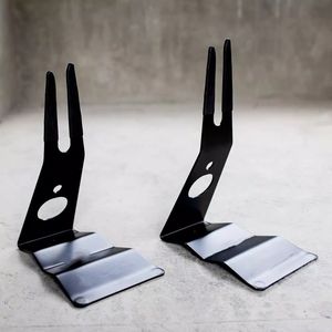 Soporte de reparación de ebike portátil de alta resistencia soporte vertical de bicicleta en forma de L soporte de rueda de bicicleta ajustable Estacionamiento - Product Image 5