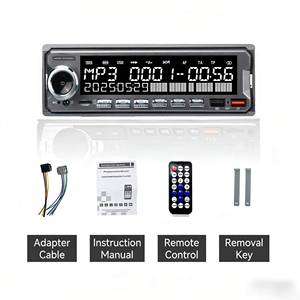 MP3 <b>Player</b> 7388 High Power 6 RCA Channels RGB Keys+White Backlit LCD Screen Dual <b>USB</b> FM BT TF Car Radio - Product Image 5