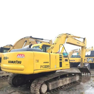 Excavadora Usada de Alta Eficiencia Komatsu PC 220, Maquinaria Pesada de 22 Toneladas, Excavadora de Cadenas de Segunda Mano a Precio Económico - Product Image 2