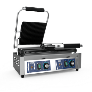 Plancha de <span class=keywords><strong>Hierro</strong></span> Fundido Antiadherente para <span class=keywords><strong>Cocina</strong></span> de Hotel, con Protección contra Sobrecalentamiento, para Hacer Paninis, Sándwiches y Hamburguesas - Product Image 4