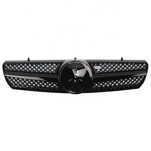 <span class=keywords><strong>W215</strong></span> 100% calandre noire super brillante CL500 CL600 CL63 1fin pour Mercedes 2000-2006 - Product Image 1