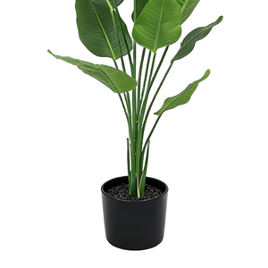 Plantes artificielles Palmiers banane du voyageur Plantes en plastique écologiques Plantes artificielles décoratives d'intérieur Décoration de maison hôtel jardin - Product Image 5