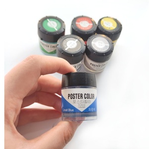Hot Selling Custom Logo Non-toxic Eco-friendly Acrylic Poster Paint Set for Canvas & <b>Paper</b> in Plastic Box - Product Image 4