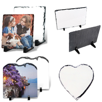 Plaque de sublimation photo rectangulaire 12x22cm vierge en vrac pour transfert thermique sur pierre DIY, revêtement imprimable