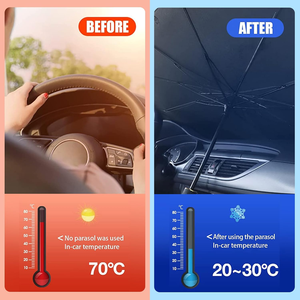 Quick Fold Car Windshield <b>Shade</b> Umbrella Lightweight Auto Insulation Shield for Summer Use - Product Image 4