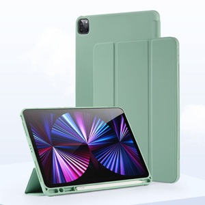 เคสแท็บเล็ตใหม่ปี 2022 สำหรับ Apple iPad วัสดุ PU+TPU เคสอัจฉริยะแบบพับได้  วัสดุหนัง PC นิ่ม สำหรับ iPad Mini 6/7 เคสป้องกัน - Product Image 6
