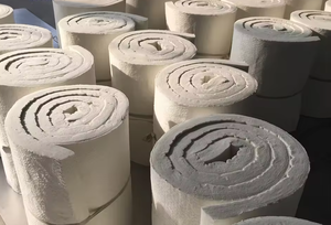 मिंगबायस आईएसओ दोहरी-प्रमाणित एल्युमिना सिरेमिक फायर रोल 1400 हाई-टेम्प धुआं मुक्त औद्योगिक पाइप बिल्डिंग फायरप्रूफ - Product Image 4