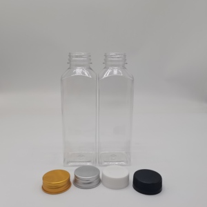 新批发定制透明120毫升250毫升350毫升500毫升1000毫升塑料瓶果汁 - Product Image 3