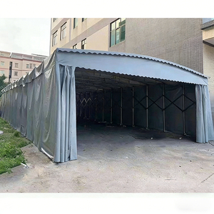 Push-pull style sunshade <b>tent</b>, mobile <b>tent</b>, retractable and foldable sunshade <b>tent</b> custom-sized warehouse garage Storage <b>tent</b>. - Product Image 6