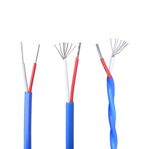 สายเทอร์โมคัปเปิลชนิด K กันน้ำ สาย FEP ทนความร้อนสูง สายชดเชย 2*24AWG/2*20AWG สายตรวจจับอุณหภูมิ - Product Image 1