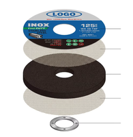 Disque de coupe de 5 pouces (125 mm) pour métal, acier inoxydable, meuleuse d'angle, haute performance, usage intensif
