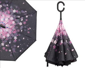 Custom 8k 110cm Wide <strong>Large</strong> Size Windproof Automatic Double-layer Reverse Straight Handle Sun <strong>Umbrella</strong> Outdoor <strong>for</strong> Sun <strong>Rain</strong> - Product Image 4