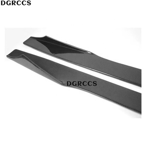 สเกิร์ตข้างคาร์บอนไฟเบอร์แท้แบบขัดเงา สไตล์ MTC สำหรับรถ BMW M2 F87 ปี 2015-2023 พร้อมปีกข้าง ติดตั้งง่าย - Product Image 4