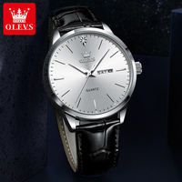 Montre à quartz pour homme OLEVS 2935, calendrier, aiguilles lumineuses, classique, mode business, étanche, montre pour homme, Reloj Montre De Luxe