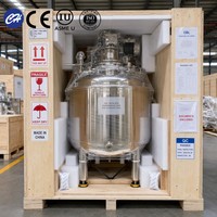 Tanque de Fermentación de Alcohol, Fermentador de Destilería, Acero Inoxidable 304, Sanitario, con Chaqueta, 200L, Motor PLC para Whisky, Vodka, Ron, Vino