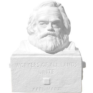 Nouveauté Sculpture de buste en résine Karl Marx avec slogan Décoration d'intérieur Art Ornement Artisanat en résine - Product Image 5