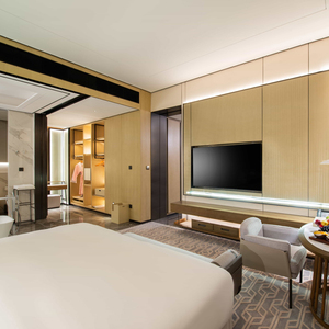 3-4 स्टार होटल फर्नीचर निर्माता लक्जरी शैली किंग आकार होटल फर्नीचर बेडरूम सेट - Product Image 3