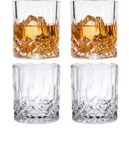 Boîte d'emballage pour verres à whisky, tequila, rhum, vodka, liqueur et vin, avec motif personnalisé imprimé à l'écran, style rétro