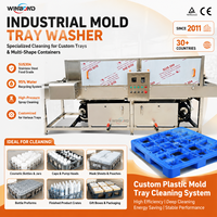 Machine de lavage et de stérilisation intégrée pour caisses, équipement de lavage industriel pour plateaux et palettes en plastique, tunnel de lavage