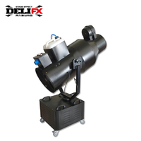 DELIFX Sortie de neige réglable Dispersion de neige basée sur un ventilateur Distance de sortie supplémentaire Tête mobile automatique Machine à neige synthétique