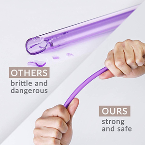 Chai Nước Nhiều Màu Logo Tùy Chỉnh Cốc Cốc Hai Lớp Có Nắp Cốc Nhựa Ống Hút Tái Sử Dụng 16 Oz - Product Image 2