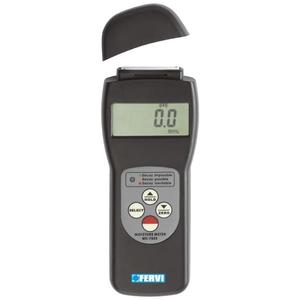 Fervi IGROMETRO Hygromètre de contact Précision 0,5% Piles AA Plage de température 0-40°C pour une mesure précise de l'humidité - Product Image 1