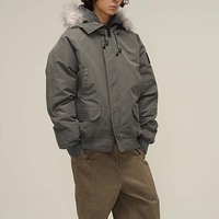 Blouson Bomber Homme Hiver Personnalisé Haute Qualité Écologique Respirant en Toile Col Montant Épais Chaud Imperméable Grande Taille