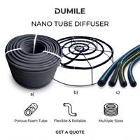 Tube d'aération nano, diffuseur d'air microporeux, tuyau à bulles fines pour aérateur d'aquaculture