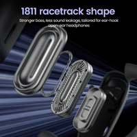 Écouteurs sans fil ENC à réduction de bruit, Bluetooth 6.0, écouteurs intra-auriculaires, stéréo HiFi, écouteurs de sport et de jeu avec batterie LED