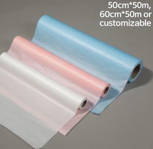 แผ่นฟิล์มกันน้ำแบบใช้แล้วทิ้งวัสดุป้องกันแบบม้วนแผ่นรองที่นอนปรับแต่งได้ควบคุมความแม่นยำได้ - Product Image 5