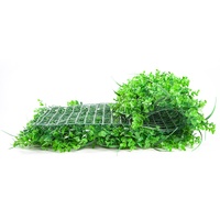 ZC personnalisé faux verdure buis haie gazon synthétique en plastique plante artificielle mur pour la décoration intérieure extérieure