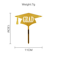 Adorno para Pastel <span class=keywords><strong>de</strong></span> Graduación 2026 con Mensaje 'Lo Lograste' para Decoraciones <span class=keywords><strong>de</strong></span> Fiesta <span class=keywords><strong>de</strong></span> Graduación, Accesorio para Pastel - Product Image 3
