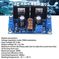 Convertisseur Buck DC-DC XL4016 4V-36V 8A 200W PWM Tension Réglable Courant Constant Module d'Alimentation avec Protection Contre les Courts-Circuits