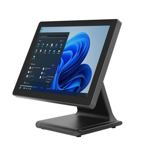 Windows OS POS hệ thống màn hình cảm ứng 15 inch chất lượng cao với hợp kim nhôm trường hợp, hiệu quả làm mát máy POS cho cửa hàng bán lẻ - Product Image 2