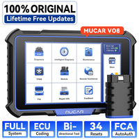 Herramienta de Diagnóstico Automotriz Bidireccional MUCAR VO8 con Bluetooth VCI, Estuche de Transporte, Actualizaciones Gratuitas de por Vida, CAN FD DoIP