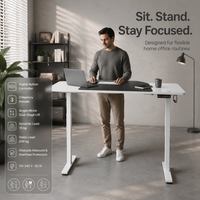 Bureau électrique silencieux AOR Home, bureau d'ordinateur, bureau d'apprentissage, design moderne, personnalisation, toutes les couleurs, vente en gros d'usine