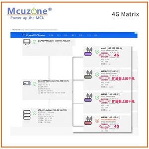 4G Matrix OpenMPTCProuter Multilink Aggregation MWAN การกระจายโหลด 4G LTE รองรับไดรเวอร์ฟรี R4S R5S R2S Raspberry Pi 4B - Product Image 2