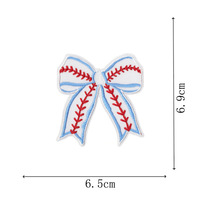 Patch de baseball, patchs brodés, patchs en tissu pour baseball, patchs thermocollants, support thermocollant en PVC pour vêtements, chaussures, chapeaux