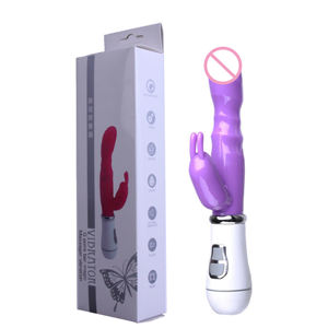 Vibratore a Coniglio Ricaricabile USB per Donne, Massaggiatore Impermeabile per Punto G, Giocattoli Sessuali per Adulti, Massaggiatori Sensuali - Product Image 3
