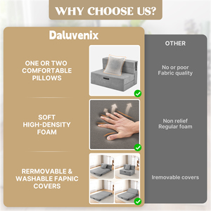 Moderno Juego de Sofá Cama Convertible Extensible 4 en 1, Ecológico, Modular, Ahorra Espacio, Multifuncional para Sala de Estar - Product Image 5