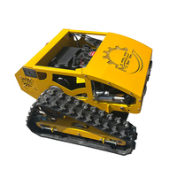 Chine Longjie 196cc Robot Tondeuse à Gazon 4 Temps Conception Autopropulsé Gasolina Controle Remoto Crawler Tondeuses à Gazon et Jardin