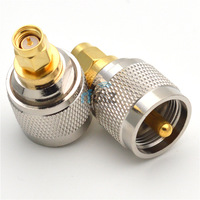 Adaptador INERGEK de Cobre UHF Macho a SMA Macho, Conector RF Sl16 a SMA Macho