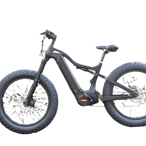 Thunder-Bicicleta eléctrica de montaña, bici de montaña de 2022 w, 48v, suspensión completa, neumático ancho, <span class=keywords><strong>shimano</strong></span>, fibra de carbono, 9 velocidades, 1000 - Product Image 1