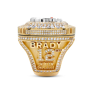 2020 Tampa Bay bucaneers 55 ° campionato NFL anello <span class=keywords><strong>alla</strong></span> moda in acciaio inossidabile Tom Brady anello anniversari moda lega taglio anello - Product Image 4