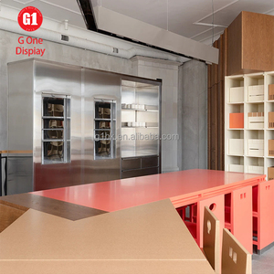 Muebles de Madera para Exhibición de Panadería Estilo Macaron, Accesorios Personalizados para Tiendas de Café, Diseño a Medida - Product Image 2
