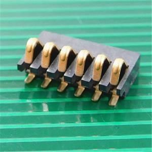 1,27 мм Шаг <span class=keywords><strong>2</strong></span> <span class=keywords><strong>3</strong></span> 4 5 6 Pin BC-21 SMT пружинный разъем батареи BC-21 серии LCP пластик Прочный для длительного использования - Product Image 5