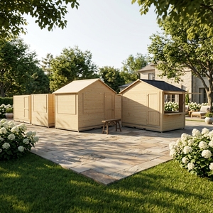 Kiosque pliable en bois pour marché extérieur, design moderne et écologique, idéal pour les événements et les centres commerciaux en Europe - Product Image 6